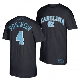 North Carolina Tar Heels Brandon Robinson Heathered Grey Throwback Heritage Graphics Vintage Wash T-Shirt