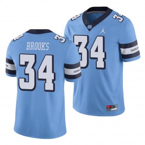 North Carolina Tar Heels British Brooks Carolina Blue College Football Men's Alternate Game Jersey