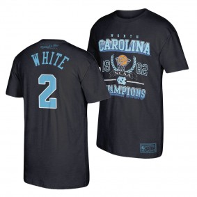 North Carolina Tar Heels Cole Anthony Heathered Grey 1982 Vintage Graphic Throwback T-Shirt