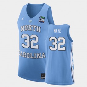 North Carolina Tar Heels Luke Maye Light Blue 2019 Final-Four Replica Jersey