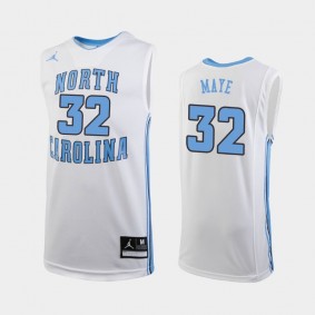 North Carolina Tar Heels Luke Maye White Replica Youth College Basketball Jersey