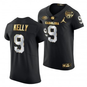 North Carolina Tar Heels Cam'Ron Kelly 2021 Orange Bowl Jersey Black Golden Edition