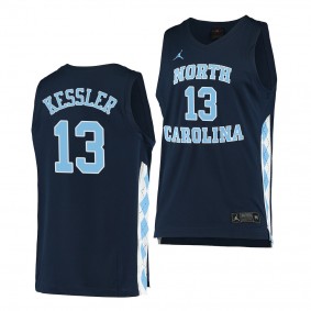 North Carolina Tar Heels Walker Kessler Navy 2020-21 Alternate Men College Basketball Jersey